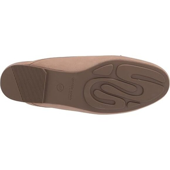 Gentle Souls by Kenneth Cole Women's Eugene Bow Slide Mules Flats Mushroom 6.5M - Picture 6 of 8